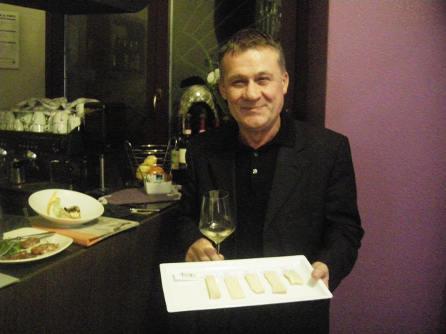 Paolo Ciapparelli con la variazione di bitto