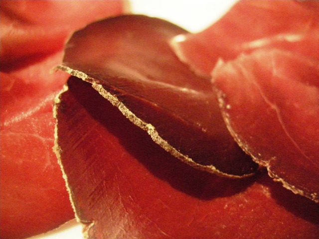 bresaola di cavallo, di manzo e di cervo