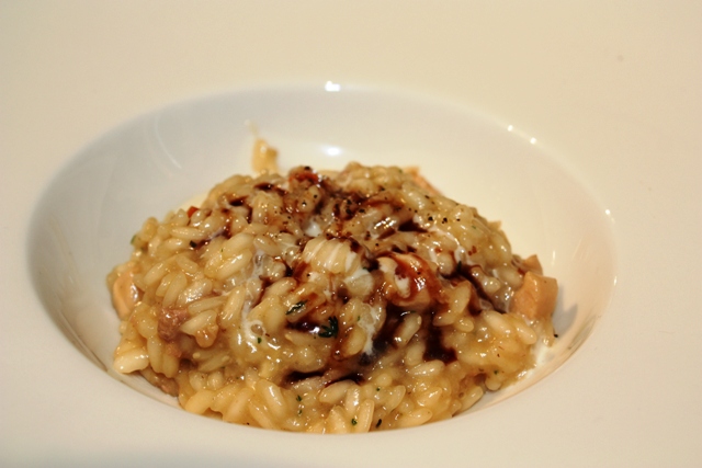 risotto al coniglio e foiegras