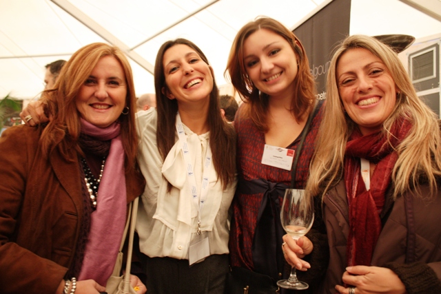chi si vede! Maria Pranzo e Giulia Graglia, qui con Elisa