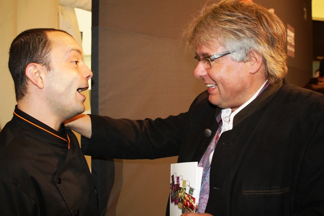 Francesco Bracali e Herbert Hintner in visita