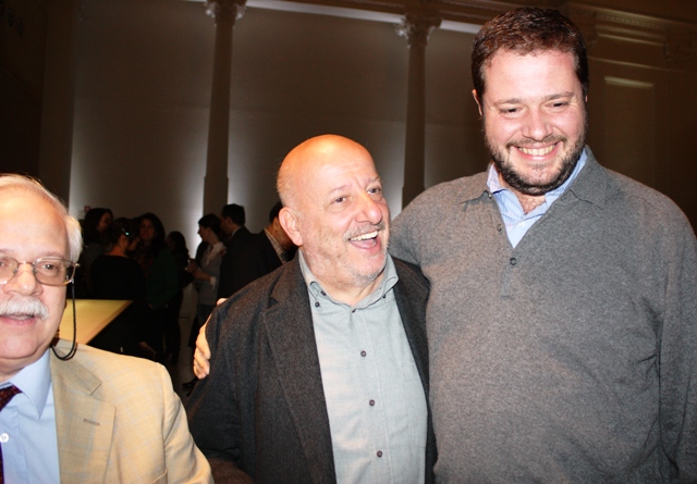 Stefano Bonilli con Marco Bolasco e (purtroppo tagliato dalla foto) Alberto Dragone