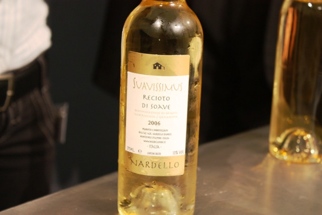 l' ottimo recioto di soave di Nardello