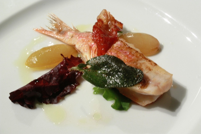 il saltimbocca di triglia e mora romagnola di Ciotti