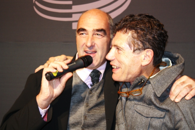 brindiamo con Helmuth Koecher presidente del Wine Festival al successo del GHC!