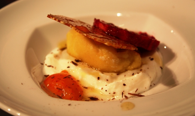 Tumì su marmellata di fichi d' India e crema ricotta