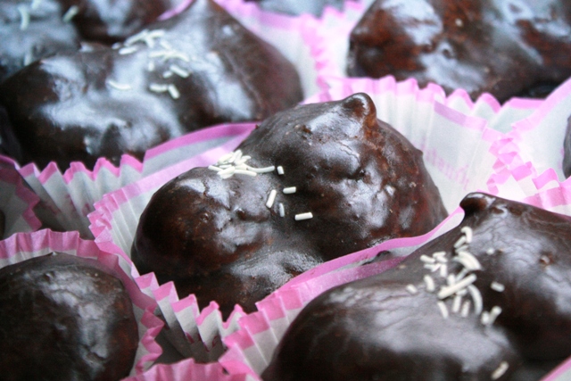la versione glassata al cioccolato
