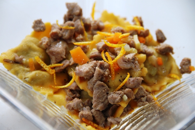 RAVIOLI ragù agnello. Bartocci