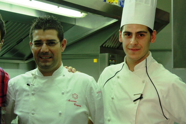 Accurzio con i suoi ragazzi