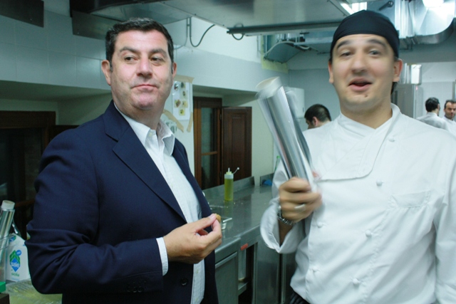 andrea-prevosti-alessando-delfanti Andrea Prevosti, direttore, con Alessandro Delfanti, chef