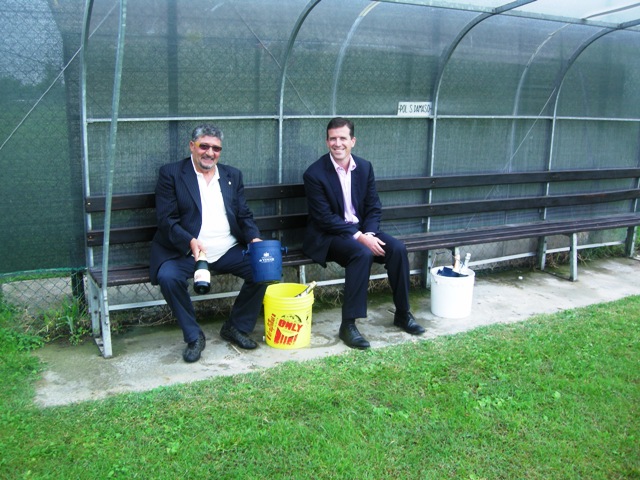 botrugno-gilles a bordo campo lo champagne De Venoge! (Salvatore Botrugno e Gilles)