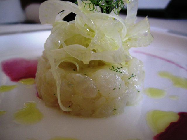 cernia-2 tartare di cernia, prima ricetta di Cristina