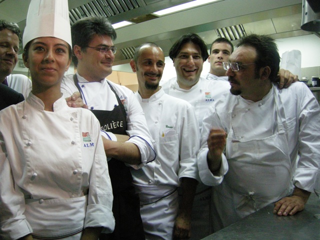 chef-vari-1 Michel magada, Enrico Crippa, Marco Soldati e Paolo Lopriore