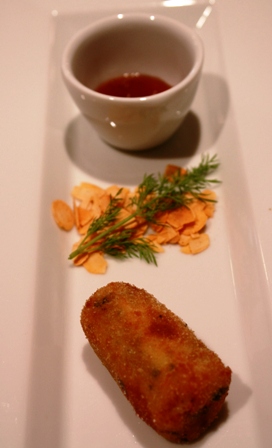 crocchetta1 crocchetta di patate al cumino con chutney di mango