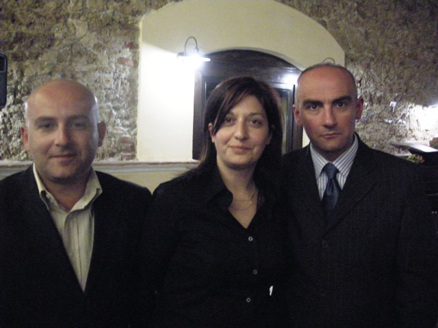 dscn9882 gli organizzatori del Salone: i bravi e simpatici Barbara Guerra, Albert Sapere, Donato Ciociola