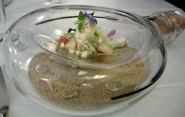 insalatina-su-sabbia l' insalatina di mare sulla sabbia