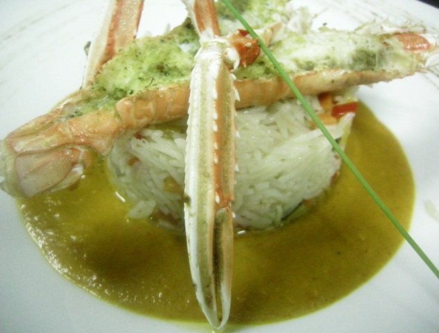 pilaff-curry-e-scampi riso pilaff salsa curry