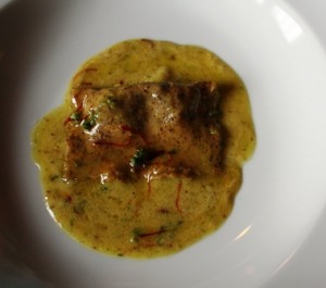 ravioli salsa zafferano