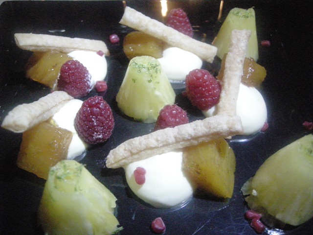 l' ananas arrosto di Pinchiorri