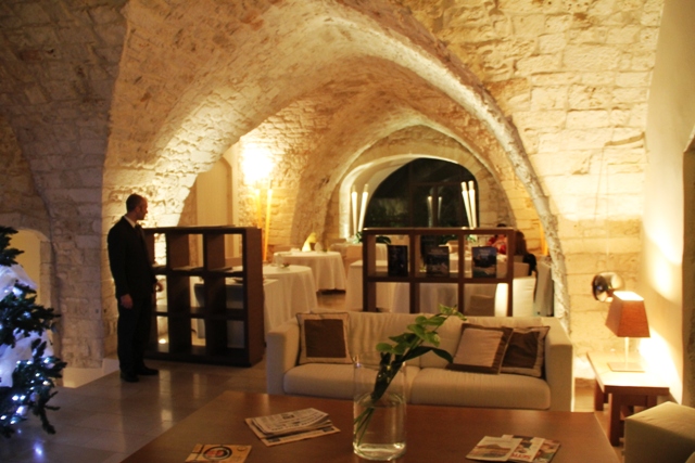 la sala del ristorante