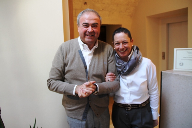  Gianfranco Mazzoccoli, titolare e Laura Stopani direttrice