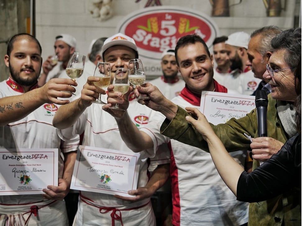 I vincitori del premio Emergente Pizza Chef Nord
