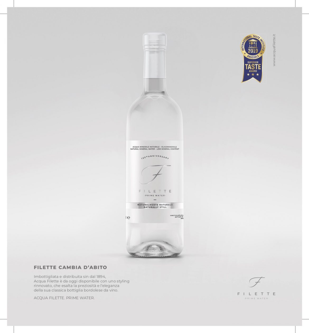 GIOVANE DA 125 ANNI : ACQUA FILETTE